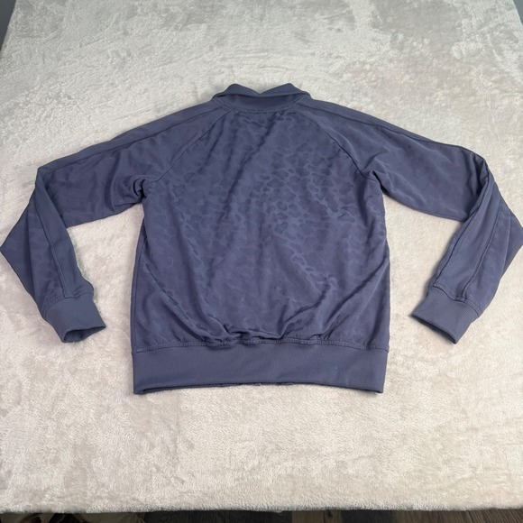 Athleta Women XXS Purple Tonal Leopard Print Zip Brooklyn Bomber Track Jacket - Picture 7 of 12